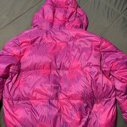 Disney Parks Alice In Wonderland Pink/Purple Puffer Jacket