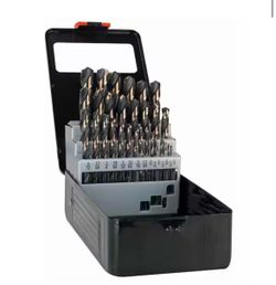 CLE-LINE Black and Gold High Speed Drill Bit Set (29-Piece) @Tools-812