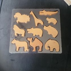 Organic Wooden Animal Handmade Figurines