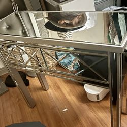 Beautiful Entry Mirror Table, Vanity or desk   