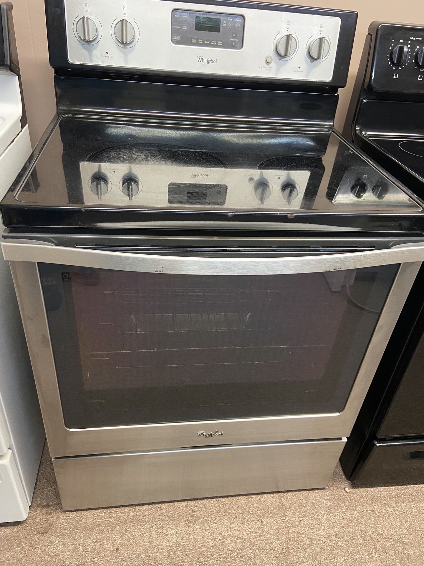 Whirlpool Electric Glasstop Stove 