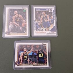 Steph Curry - 3 Mint Condition Cards