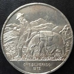 1973 World Mint Corp. One Silverado Silver Medal A3610