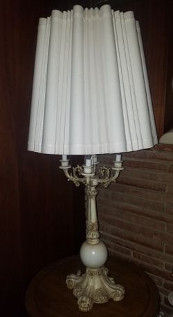 Stunning MARBRO Hollywood Regency Candlestick Candelabra Table Lamp