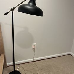 Threshold adjustable floor lamp (black)
