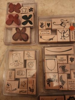 Stampin Up Rubber Stamp Sets
