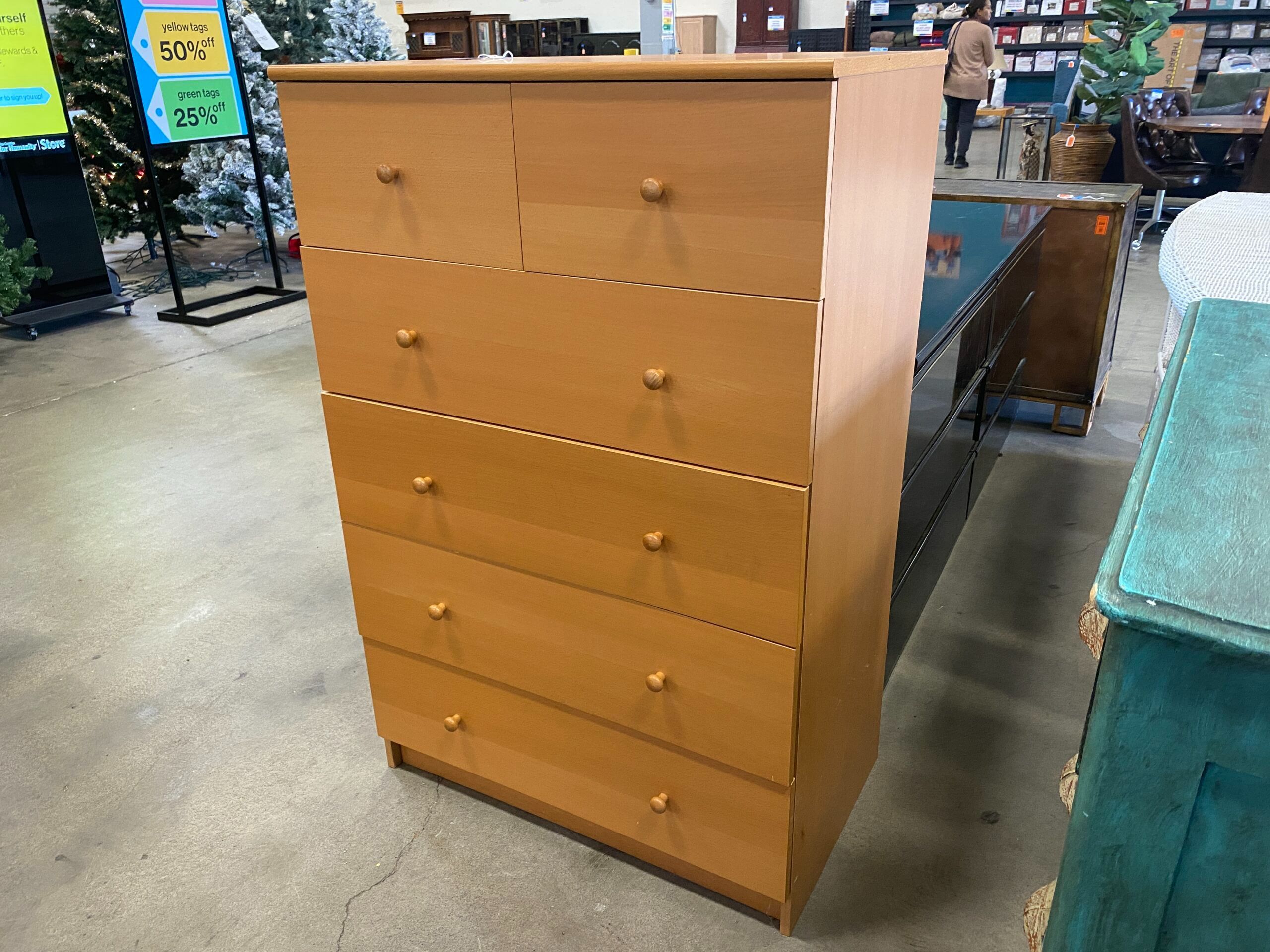 IKEA Malm 6 Drawer Dresser