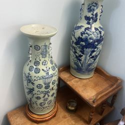 2 vase Qing dynasty 