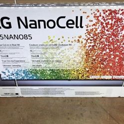 65” LG NANO85 4K UHD SMART 120 HERTZ TV