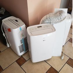 EACH SALE AC PORTABLE LG 6000 BTU INCLUDING HOSE AND WINDOW COVER NICE CLEAN WORKING GREAT,CAN TEST