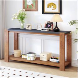 NEW IN BOX Console Table Wood, 59 Inch Visit > Long Sofa Table For Living...