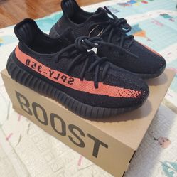 Yeezy 350 Core Red “red Strip” DS 5.5