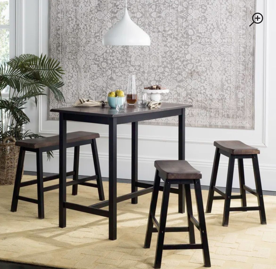Amazing Four-piece Solid Wood Dining set