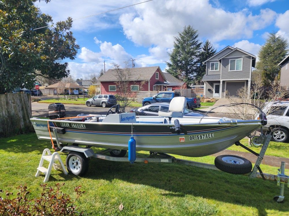 1985 Sea Nymph W/ 50 Hp Motor