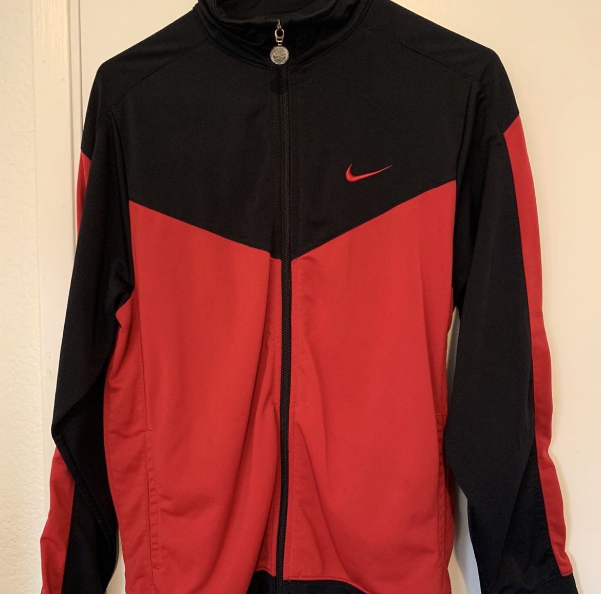 Red & Black Nike Jacket, Polyester