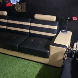Leather Sectional 