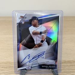 2018 Topps Finest Rafael Devers Auto RC