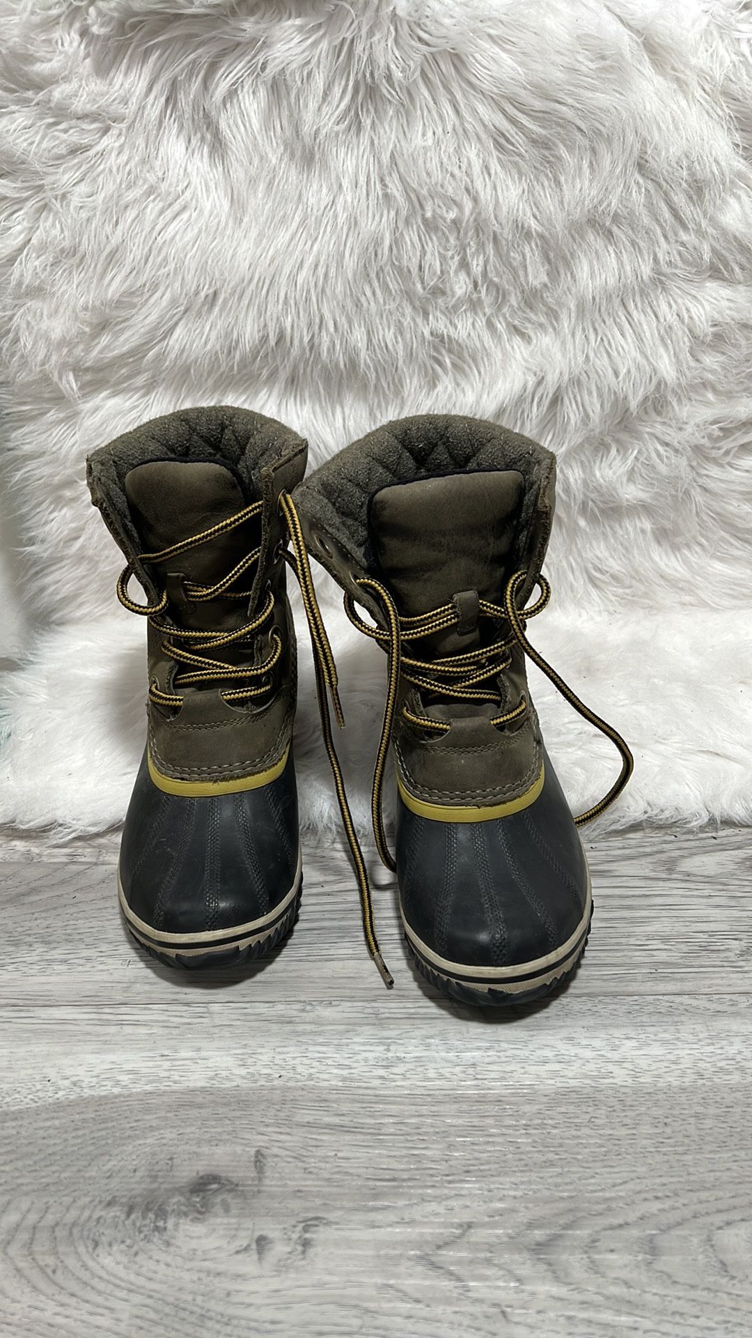 Sorel Slimpack Lace II Women's 7.5 Green Waterproof Snow Boots