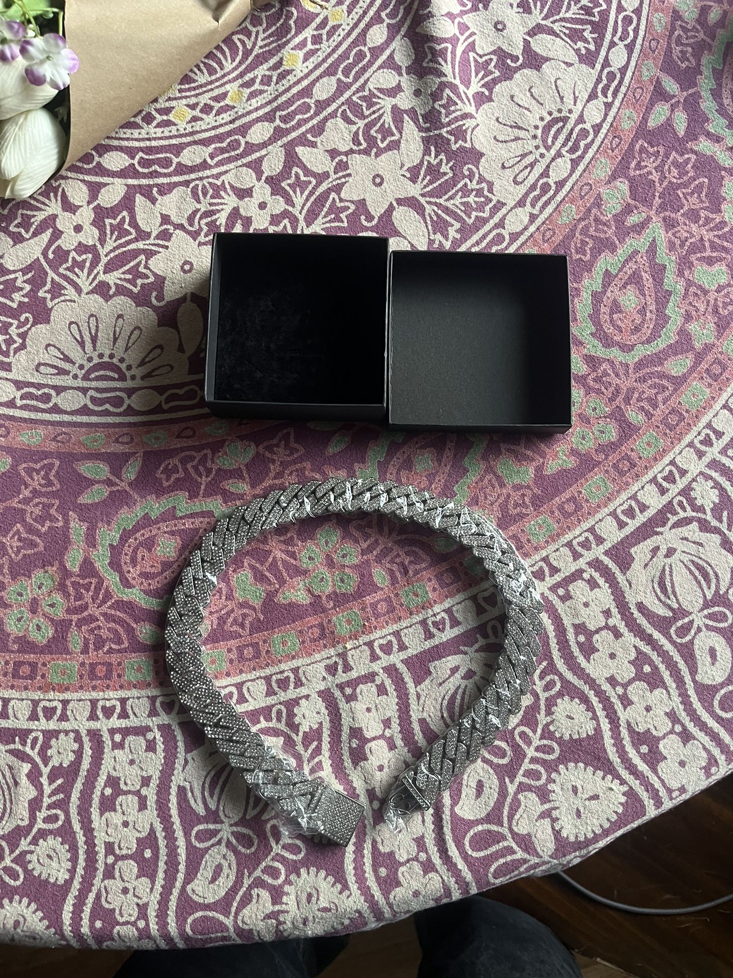 Silver Moissanite Chain/necklace