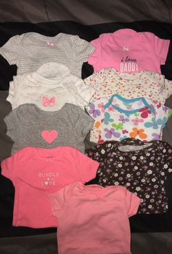 Baby girl shirt onesie clothes 3 months