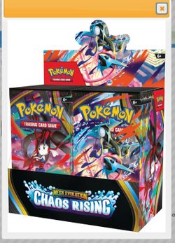 New Release Pokemon Chaos Rising Booster Box