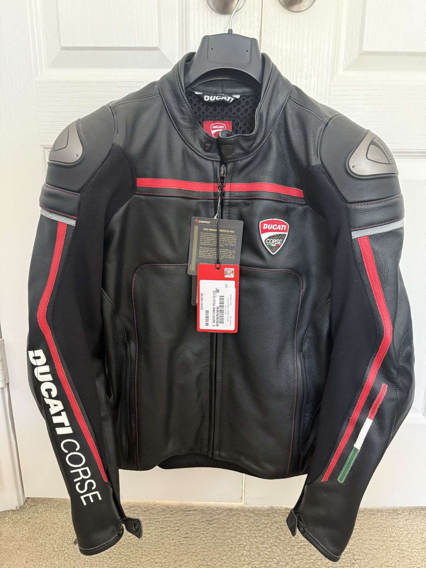 Ducati leather Jacket Pelle Czest size 50