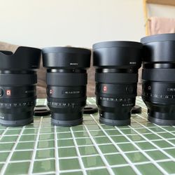 Sony G Master Prime Lens Set