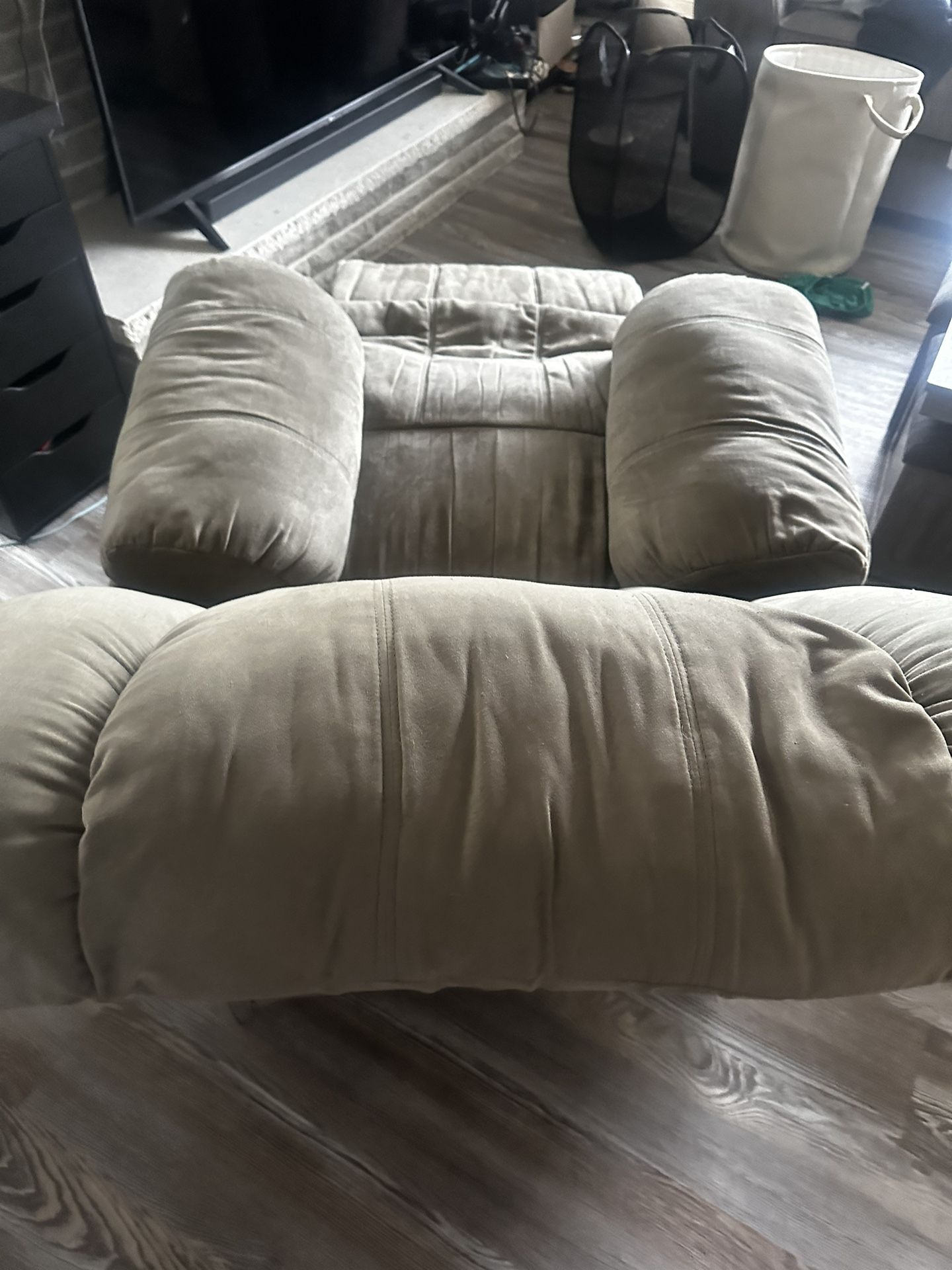 Beige Recliner