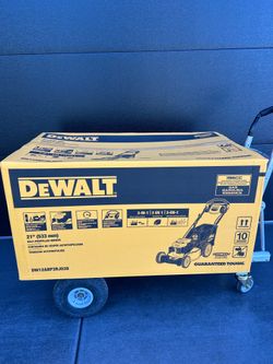 DEWALT 21 in. 196cc E-GOV Engine 3-in-1 Gas RWD Self-Propelled Lawn Mower with High Rear Wheels $579 plus tax at Home Depot