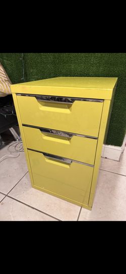Yellow Filling Cabinet