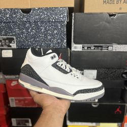 DS Jordan Cement Grey 3s size 8.5 