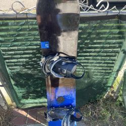 K2  Snowboard 138 Cm With Sm/ Med Bindings 