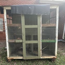 Wooden Big Bird Cage