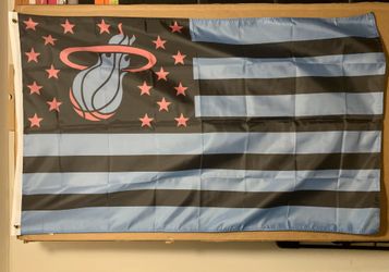 Miami Heat south beach Stars&stripes banner