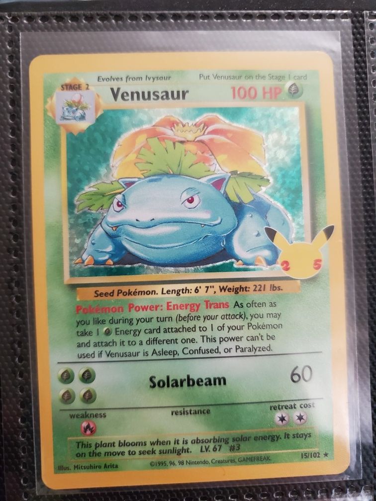 Venusaur 1st Edition Celebrations
