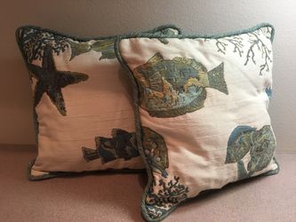 Ocean theme Throw pillow set