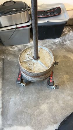 Plate stacker, and weights