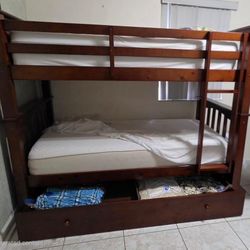 Bunker Bed With Tempurpedic Mattress 