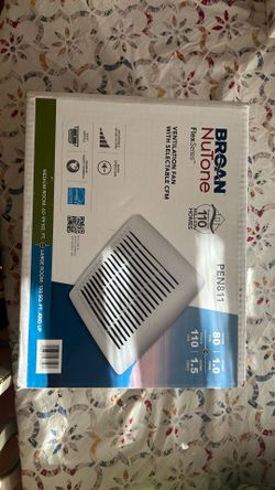 Bathroom Ventilation with Selectable CFM