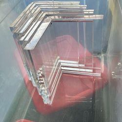 Plexi Glass Table Legs 4 Of Them 