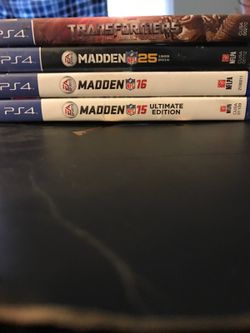 Used PS4 games