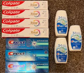 NEW Crest or Colgate Toothpaste - $3.50 Each or 4/$12 or All/$25 - Get the good stuff for the price of the cheap stuff! Available: —(4) Colgate Tota
