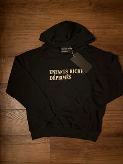 Hoodie Enfant Riches Déprimés Black Hoodie Logo Print