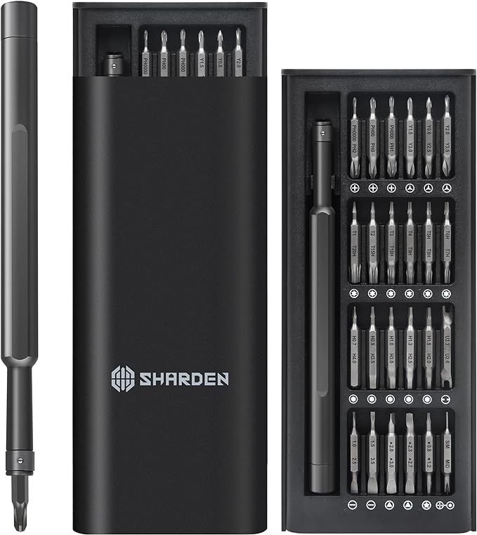 SHARDEN Precision Screwdriver Set 49 in 1 Small Screwdriver Set Magnetic Repair Tool Kit for Laptop, iPhone, Cell Phone, PC, MacBook, Tablet, Computer