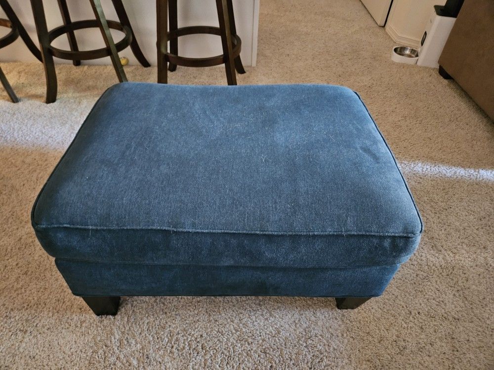 Blue Ottoman