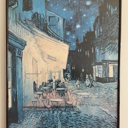 Vincent Van Gogh "Cafe Terrace at Night" Framed Print