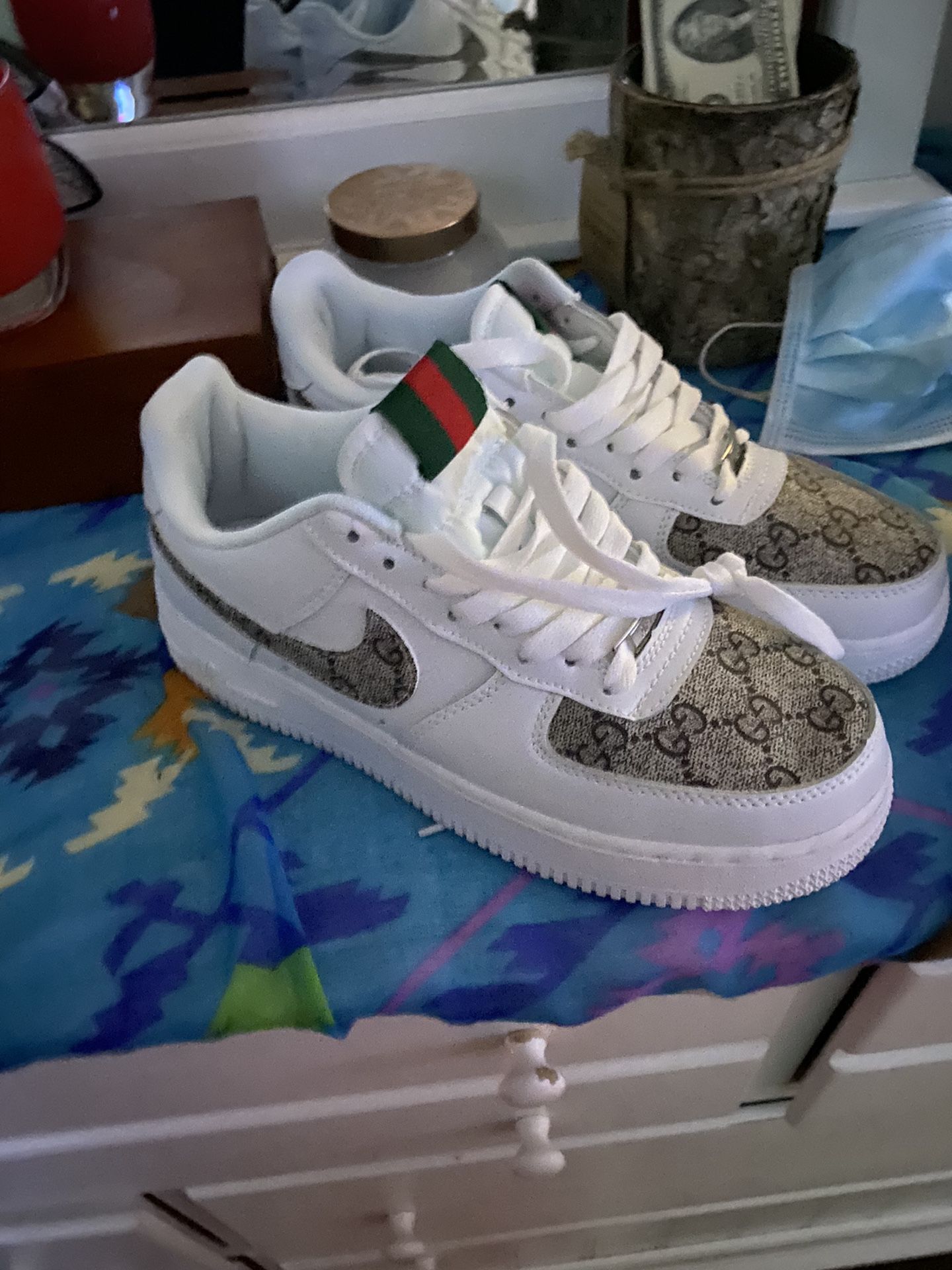 Custom Gucci Air Force 1's