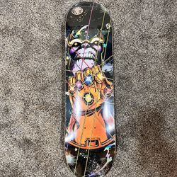 Huf x Avengers Oh Snap Thanos Skateboard Deck 8.25 Sealed