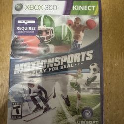 Motion Sports Play For Real Xbox 360 Game - SEALED