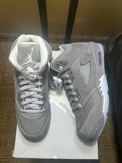 Jordan 5 Wolf Grey Size 6.5y